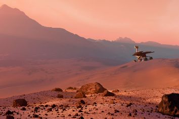 Rover on Mars