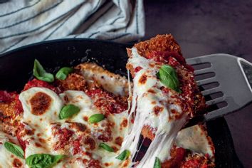 Skillet Chicken Parmesan from “Smitten Kitchen Keepers”