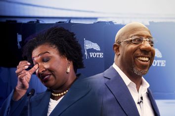 Stacey Abrams; Raphael Warnock