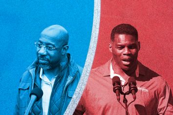 Raphael Warnock; Herschel Walker