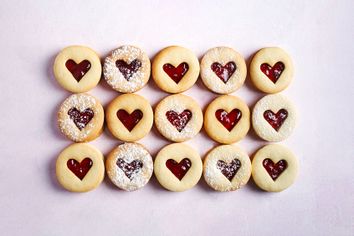 Heart Linzer Cookies