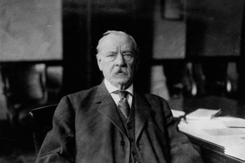 Grover Cleveland at Desk