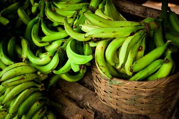 Plantain in a pallets