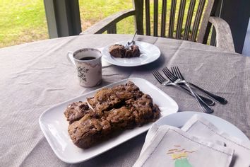 Iced Coffee Cake Bars