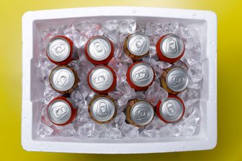 Drinks in cooler