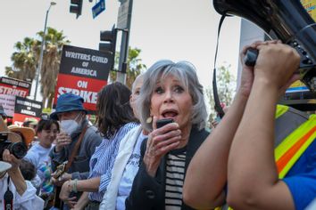 Jane Fonda WGA Strike