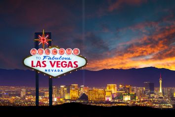 Las Vegas city skyline