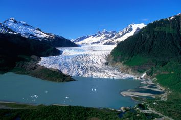 Terminus of Mendenhall Glacier