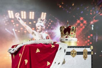 Freddie Mercury's crown and accompanying cloak