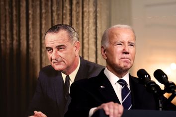 Lyndon B Johnson and Joe Biden