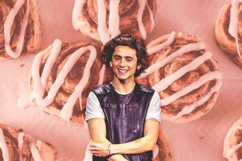 Timothée Chalamet; Cinnamon Rolls