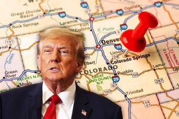Donald Trump; Colorado Map