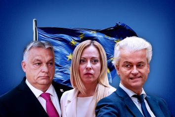Viktor Orban, Giorgia Meloni and Geert Wilders