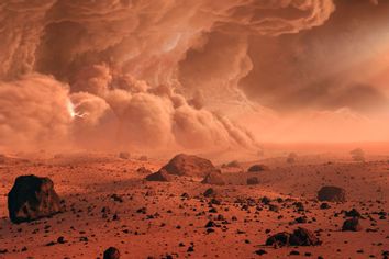 Mars Dust Storm