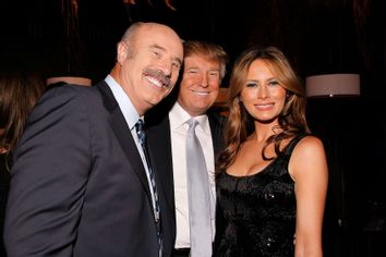 Dr. Phil McGraw; Donald Trump; Melania Trump