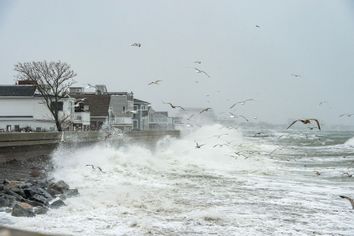 coastal homes flooding storm noreaster