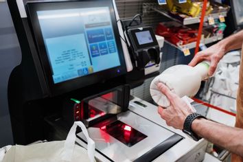 Self-Checkout at Supermarket