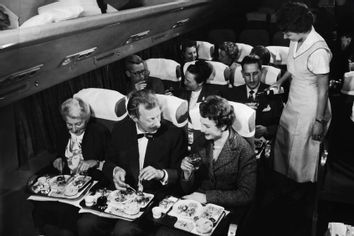 Vintage In Flight Dining