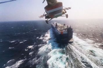 Yemen Houthis Seize Israeli Cargo Red Sea