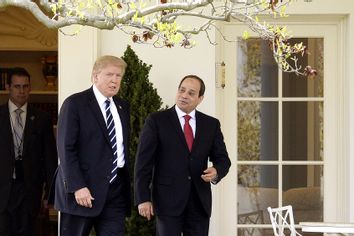 Donald Trump; Abdel Fattah Al Sisi