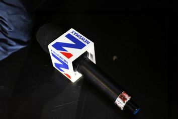 Newsmax microphone