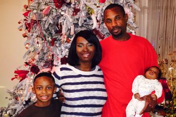 Candi Miller with husband and kids