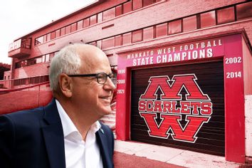 Tim Walz; Mankato West High School