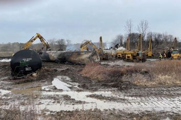 Train derailment in East Palestine Ohio