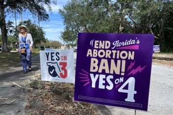 campaign signs 2024 election abortion ban