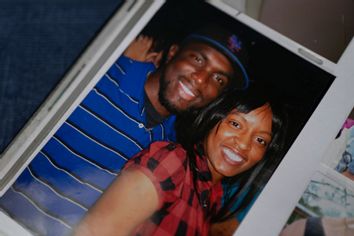 Hope and Porsha Ngumezi pose together in a family photo.