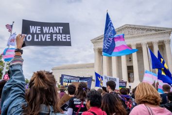 Trans Rights Protest Supreme Court