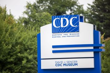 CDC Center For Disease Control headquarters sign