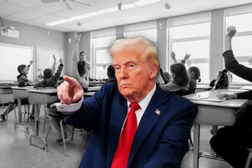 Donald Trump School Classroom Class Kids