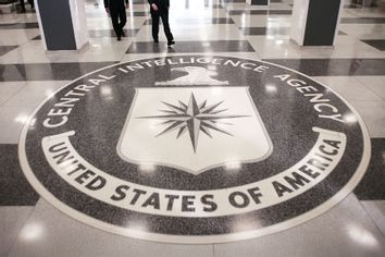 CIA Headquarters floor motif logo