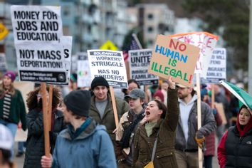 Get our Gente Out of Guantanamo Bay Protest Immigration Deportation