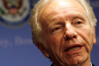 Image for Joe Lieberman is pretty sure history will record that George W. Bush was just swell