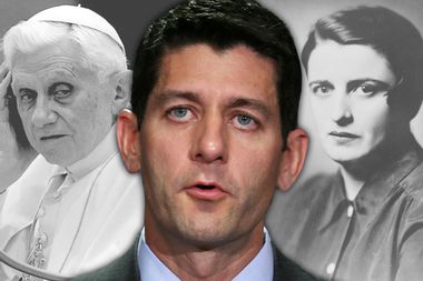 Image for Ayn Rand vs. the pope