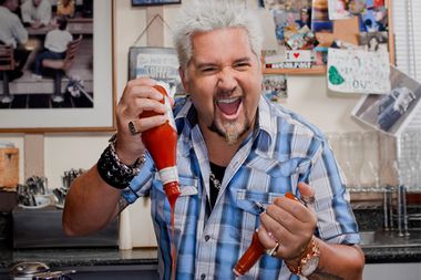 Image for Guy Fieri cooks meals for California wildfire evacuees, first responders