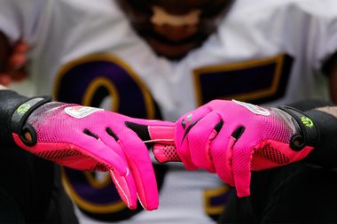 Image for Should NFL players be forced to wear pink?