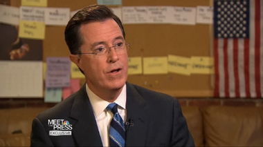 Image for Sunday best: Colbert unmasked