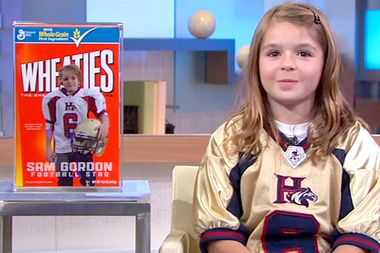 Image for Meet a 9-year-old girl quarterback who loves beating the boys