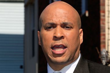 Image for Cory Booker goes on food stamps