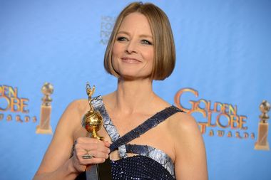 Image for Jodie Foster comes out, gritting her teeth