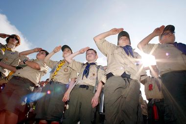 Image for Do Boy Scouts get a badge for surveying members whether it's OK to be gay?