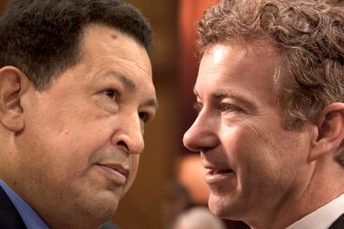 Image for Are Hugo Chávez and Rand Paul anti-imperialist BFFs?