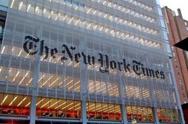 Image for New York Times public editor slams New York Times headline