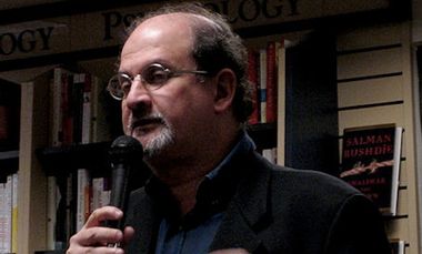 Image for Salman Rushdie digs in on the Charlie Hebdo PEN fight: 
