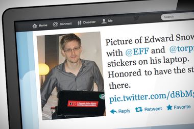 Image for Edward Snowden: A libertarian hero