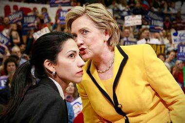Image for Sliming Hillary through Huma