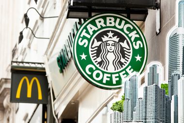 Image for Starbucks and McDonald's targeted by global protests over shady partner